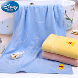 迪士尼Disney维尼熊气球无捻纱浴巾 纯棉儿童大浴巾 毛巾被 卡通