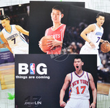 NBA黄蜂火箭队 林书豪海报装饰画 nba篮球明星球星海报 一套8张