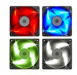 先马LED机箱风扇 12cm游戏机箱散热风扇 机箱散热器 蓝/绿/红/白