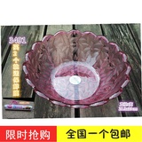 加厚糖果盘水果盘子时尚创意塑料盘零食盘干果盘可爱透明盘子圆形