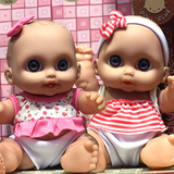 仿真娃娃玩具婴儿软胶 女孩宝宝礼物过家家发音儿童早教模型洗澡