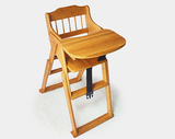 楠竹可升降儿童餐椅 实木宝宝餐椅折叠婴儿车吃饭桌椅多功能座椅