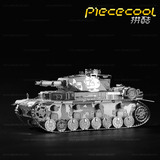 拼酷3D立体拼图金属模型德国四号坦克T90军事拼装玩具益智成人男