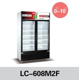 百利冷柜LC-608M2F 青苹果立式饮料双门展示柜 冷藏商用保鲜冰柜