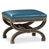 意大利新古典美式换鞋凳欧式梳妆凳矮凳美家床头凳床尾凳脚凳定做