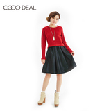 [转卖]COCO DEAL 日系女装新款秋冬甜美百搭加厚百褶