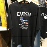 香港16代购 evisu福神 1ESPLM6TS598XX男款经典T恤 专柜正品