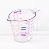 250ml三种刻度透明塑料量杯 计量杯 厨房称量 烘焙工具