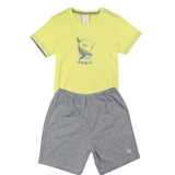 安奈儿童装 新款夏装男童短袖套装家居服睡衣AB527326  专柜正品