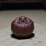 紫砂佛 雕塑茶宠摆件 精品佛像茶摆件 名家紫砂小佛 一团和气特价