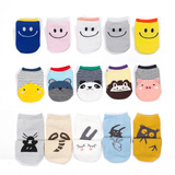 春夏季浅口儿童船袜 宝宝0-1-3-5岁防滑透气短袜 韩国婴儿地板袜