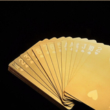 发哥同款纯色金箔扑克土豪金创意款防水塑料扑克牌收藏扑克牌