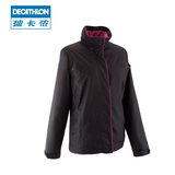 迪卡侬 女士滑雪服 保暖防水透气 户外滑雪运动外套夹克衫 WED'ZE