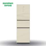 Ronshen/容声 BCD-236WR1NYM风冷无霜金色玻璃面板三门节能冰箱