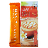 进口日本咖啡速溶三合一AGF MAXIM 焦糖玛奇朵风味咖啡盒装4支入