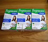 预定-英国pregnacare max孕妇维生素维他命叶酸鱼油补钙omega-3