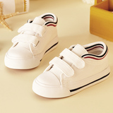 亚韩猴童鞋儿童男童女童帆布鞋白色低帮球鞋板鞋2016春季新款布鞋