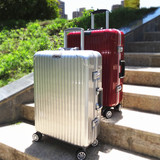 日默瓦铝框拉杆箱包 外交官女万向轮24寸行李箱 28寸出国旅行箱男