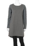 日本 10月MERCURYDUO条纹对接×针织连衣裙1540300201