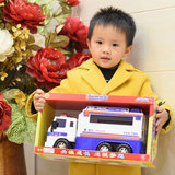 力利惯性大号警察车模型工程车警车2-6岁男孩儿童玩具车32817包邮