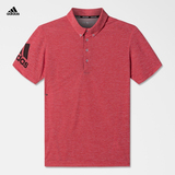正品Adidas新款阿迪达斯男装高尔夫翻领短袖T恤POLO衫男 AE5889