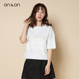 [商场同款]onon安乃安2016夏季新品韩版女甜美套头针织衫NK5MP615