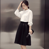 女士春装女子衬衫袖女长袖款韩版通勤新款春季衬衫衬衣女装潮。