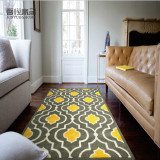 印度进口羊毛美式奢华地毯 现代简约客厅茶几沙发卧室书房地毯