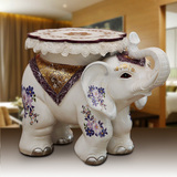 紫色大象换鞋凳象凳子家居摆件创意饰结婚礼物新婚庆乔迁开业礼品