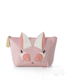 日本代购ANNASUI安娜苏12 超萌可爱小兔系列铆钉拉链化妆包收纳包