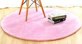 儿童爬行地垫 圆形珊瑚绒面防滑地毯 家用卧室帐篷搭配垫子