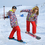 儿童滑雪服套装加厚中大童防风防水保暖男女童冬季滑雪衣裤