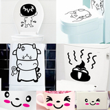 创意韩式时尚防水马桶贴卡通自粘贴坏小孩笔记本手机衣柜玻璃贴画