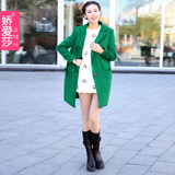 韩版2015秋冬装新款羊毛大衣女中长款羊绒呢子外衣长袖毛呢外套潮