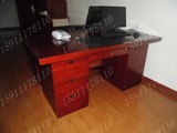 北京特价贴木皮主管桌 普通经理桌 老板桌大班台 办公桌 送货安装
