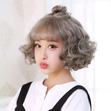 韩版时尚假发女薄空气刘海蛋卷假发头套甜美梨花头中长款蓬松卷发