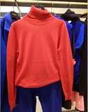 哥弟套头毛衣女装阿玛施专柜正品代购2015秋冬新款高领羊毛针织衫