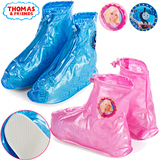 包邮托马斯 芭比便携式雨鞋套 加厚防滑耐磨胶鞋 男女童轻便水鞋