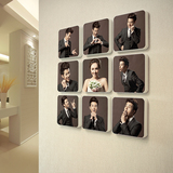 韩国九宫格照片墙 创意客厅画框组合卧室相框墙 挂墙相片墙 包邮