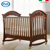 Pali婴儿床意大利原装进口多功能实木榉木欧式环保健康宝宝睡床