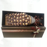 圣诞节情人节公仔礼盒费列罗金莎巧克力花束创意礼物生日鲜花速递