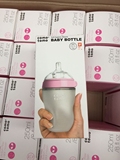 美国Comotomo可么多么 全硅胶奶瓶婴儿防胀气250ml仿母乳批发