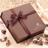 爱妃比利时原装进口贝壳巧克力 精美礼盒装250g代写生日祝福卡片