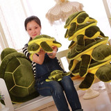 包邮可爱大号海龟抱枕靠垫乌龟毛绒玩具圣诞节礼物平安龟公仔娃娃