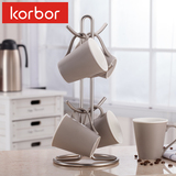 korbor 马克杯架水杯挂架咖啡杯架红酒玻璃杯架厨房置物架茶杯架