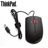 THINKPAD联想有线鼠标 大红点小黑鼠 台式笔记本电脑IBM鼠标磨砂