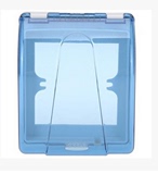 欧普opple 86型电工致美 开关插座防水罩防水盒防溅盒5301透明