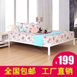 特价包邮双人床单人床儿童床1.2米铁艺床铁床架1.5米1.8米榻榻米