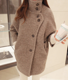 冬季新款 tangostyle 韩国进口代购 大领子温暖茧型毛呢大衣即发