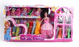 包邮 芭比娃娃甜甜屋家具梦幻房间百变衣柜套装礼盒 女孩儿童玩具